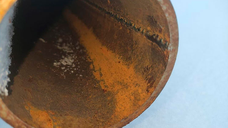 Ржавчина на водопроводной трубе - что делать?