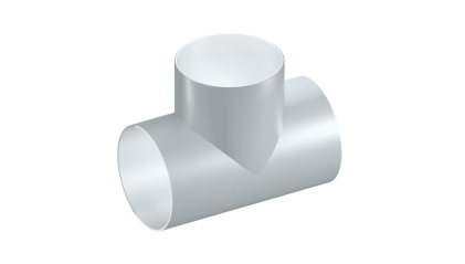 кожух оцинкованный для тройника 470x0,8 мм купить в Владимире