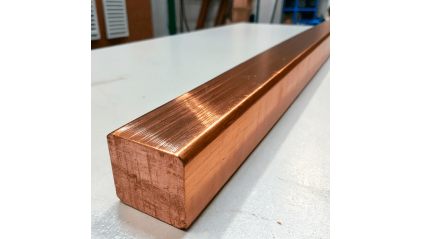 квадрат медный 12 мм М1к купить в Владимире