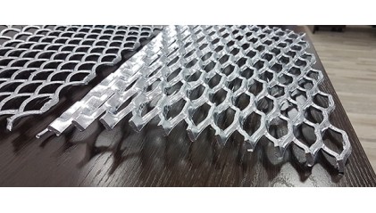 лист стальной оцинкованный просечно-вытяжной ПВЛ 406 4x1000x2000 мм 08пс купить в Владимире