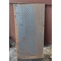 Лист стальной с чечевичным рифлением 1,2x1000x2000 мм 09Г2С ГОСТ 8568-77