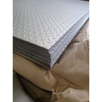 Лист нержавеющий рифленый чечевица 4x1500x3000 мм 08Х17Т ГОСТ 8568-77