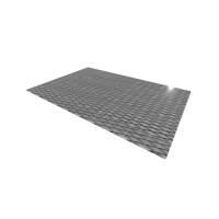 Лист нержавеющий рифленый ромб 1x1250x2500 мм 08Х17Т ГОСТ 8568-77