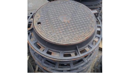 люк чугунный ГТС легкий круглый Л 740x110 мм СЧ10 купить в Владимире