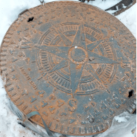 Люк чугунный легкий малогабаритный круглый ЛМ (А15) 1000 мм ВЧ40 ГОСТ 3634-2019