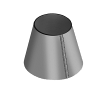 Обечайка стальная коническая 1420x720x8 мм Ст20 ГОСТ 14249-89