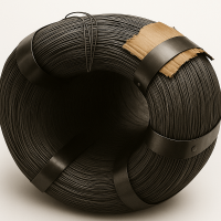 Проволока стальная вязальная черная 4 мм 05кп ГОСТ 3282-74