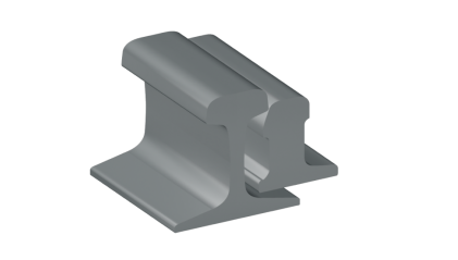 рельсы Р65 стальные рамные с остряком 6 м Э76 купить в Владимире