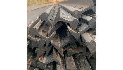 рельсы Р24 стальные узкоколейные 8 м Э76 купить в Владимире