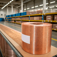 Сетка медная 0,4x0,4x0,4 мм М2М ГОСТ 6613-86