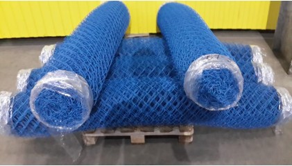 сетку рабицу стальную с полимерным покрытием (ПВХ) 10x10 1,8 мм купить в Владимире