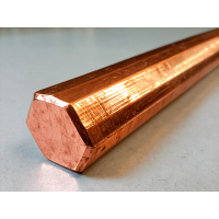 Шестигранник медный ДШГПТ 10 мм М3 ГОСТ 1535-2006