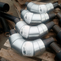 Скорлупа ППУ-ОЦ для отвода 45° 89x180 мм ГОСТ 30732-2020