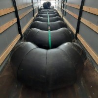 Скорлупа ППУ-ПЭ для отвода 90° 57x140 мм ГОСТ 30732-2020