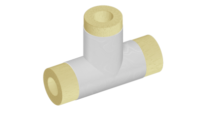 тройник теплоизоляционный минераловатный 108x38 мм купить в Владимире