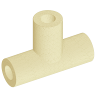Тройник теплоизоляционный минераловатный 57x57 мм ГОСТ 30732-2020