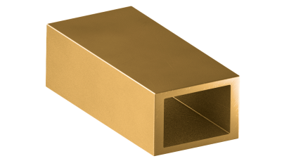 Труба латунная профильная прямоугольная ДПРНТ 48x8x2 мм ЛС59-1 фото трубу латунную профильную прямоугольную ДПРНТ 48x8x2 мм ЛС59-1 купить в Владимире