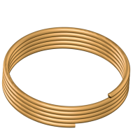 Трубка латунная капиллярная ДКРНМ 1,2x0,45 мм Л70 ГОСТ 2624-2016