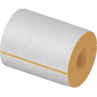 Цилиндр теплоизоляционный минераловатный навивной оцинкованный 102x30x1000 мм НГ Ц 100 ГОСТ 23208-2022