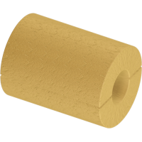 Цилиндр теплоизоляционный минераловатный вырезной без покрытия 102x30x1000 мм Г1 Ц 100 ГОСТ 23208-2022