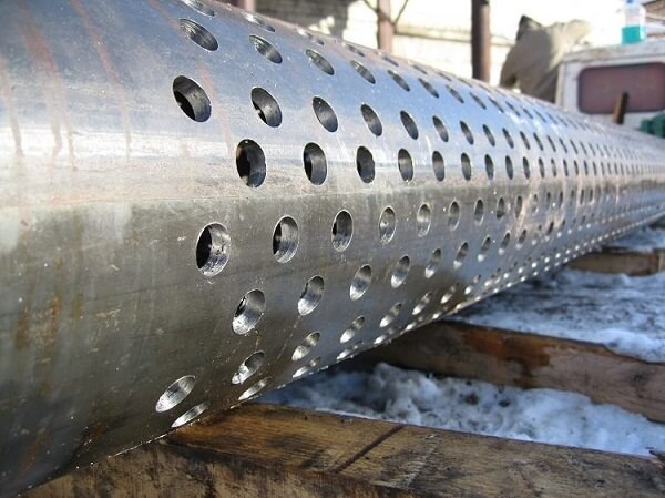 Труба стальная перфорированная электросварная 20x2 мм Ст4кп ГОСТ 10704-91 фото